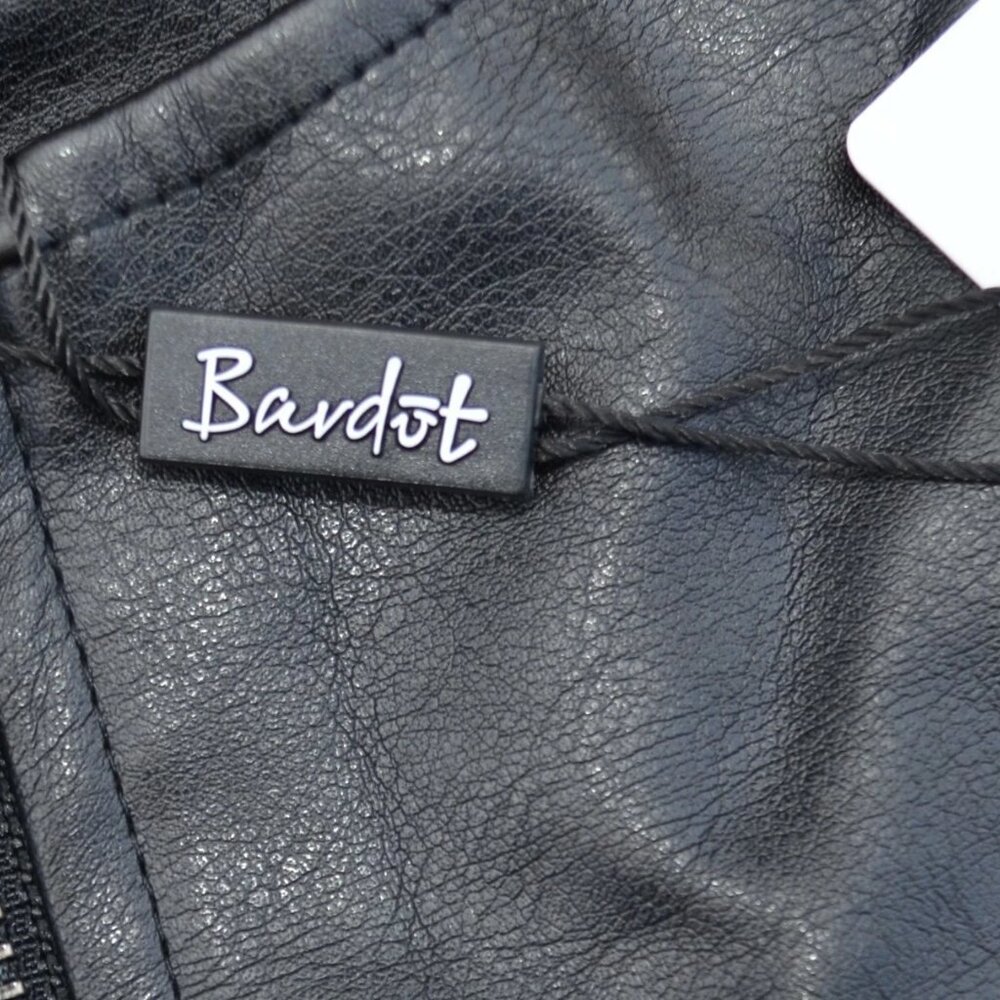 Bardot Junior sized faux leather jacket zippered down size 16 $100 price NWT - Picture 5 of 5
